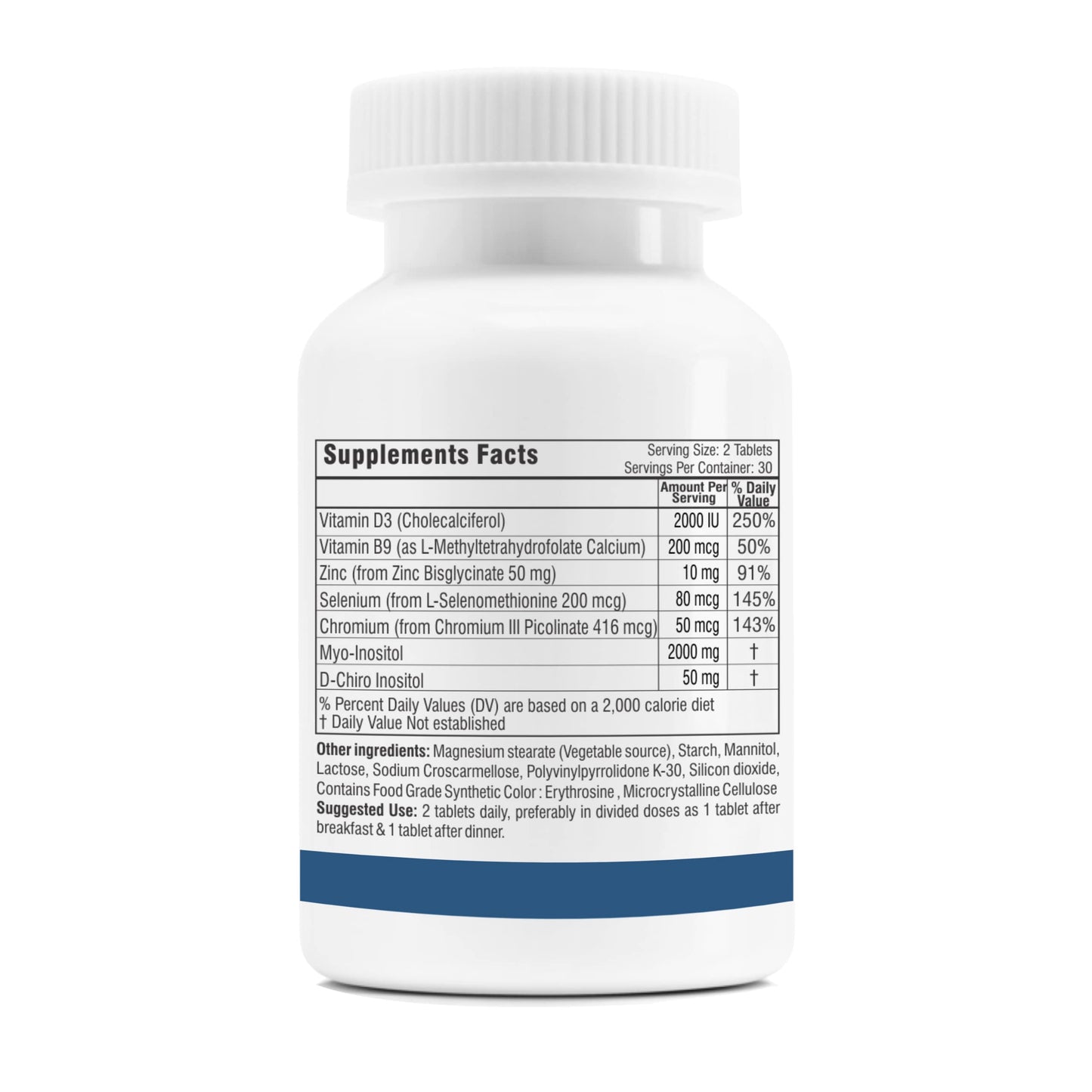 Trexgenics SYNERGISTIC & ADVANCED PCOS Support Myo-Inositol 1000 mg, D-Chiro Trexgenics