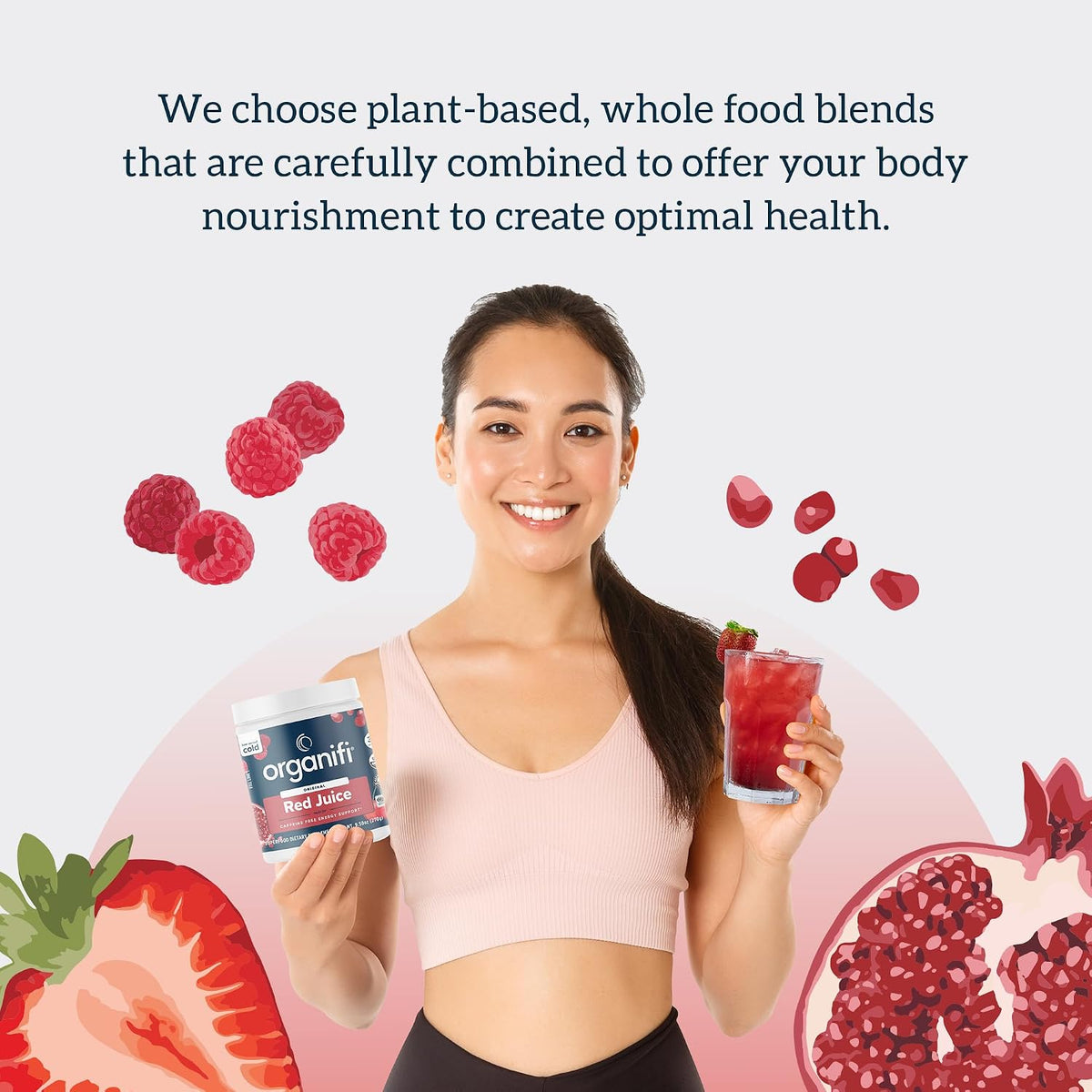Organifi Red Juice - Energy Powder Reduces Afternoon Crashes and Boosts Digestion and Immune System, 30 Servings Gsupps Australia
