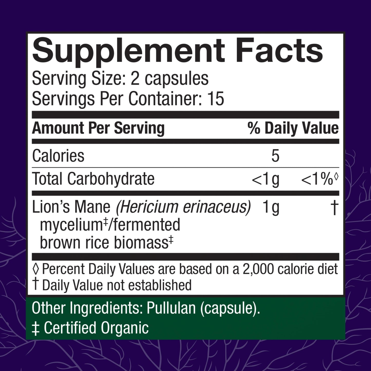 Host Defense Mushrooms Lion's Mane - Brain Health Support Supplement for Focus & Memory Function - Immune & Nervous System Support Supplement- 30 Capsules Host Defense