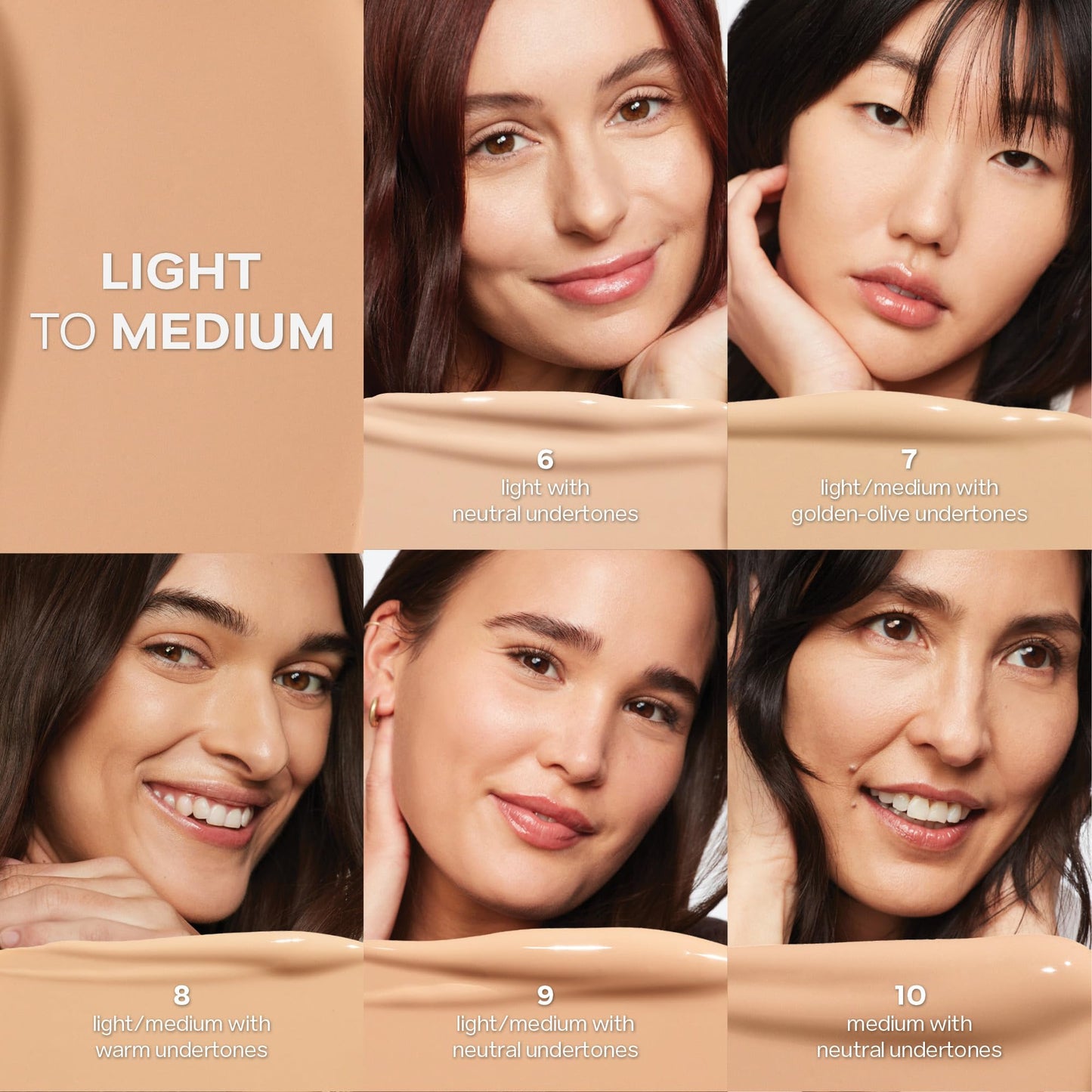 Saie Slip Tint Radiant Cream Concealer & All-Over Face Makeup - Concealer for Dark Circles, Redness & Blemishes - Lightweight Makeup Made with Hydrating Hyaluronic Acid - Shade 6 (0.17 oz) Saie