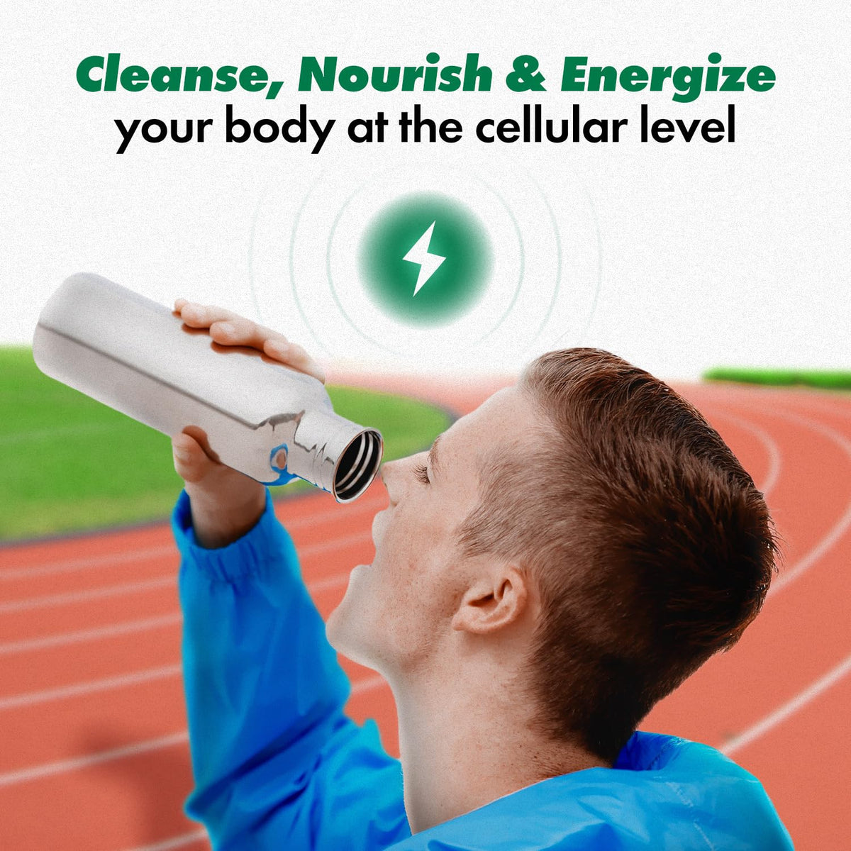 Cell Power® Oxygen Drops (1oz) - Liquid Oxygen Dietary Supplement Enriched with Beets, Grapes, and Vegetable Protein - Liquid Oxygen Drops for Wellness CELL POWER
