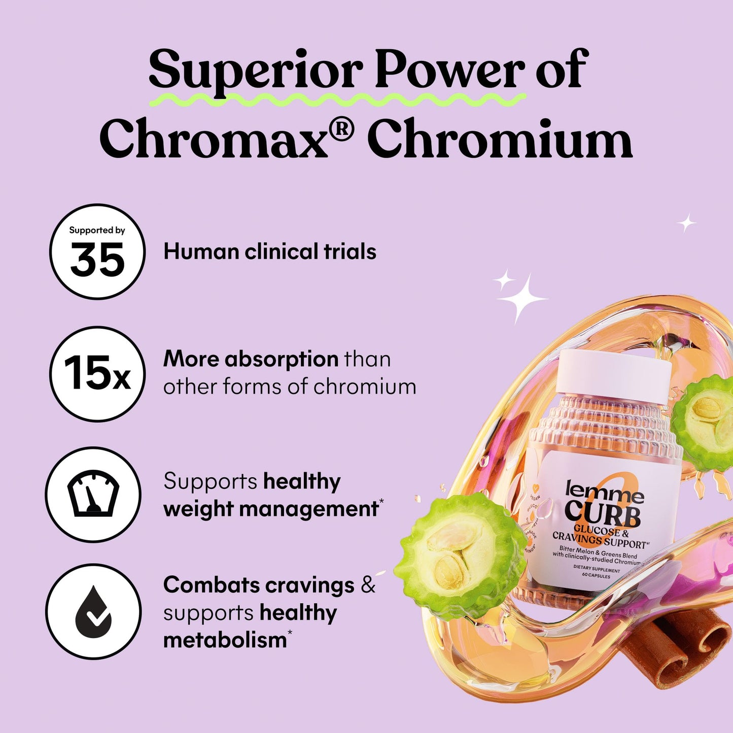 Lemme Curb Cravings, Improve Carb Metabolism, Support Weight Management w/Clinically Lemme