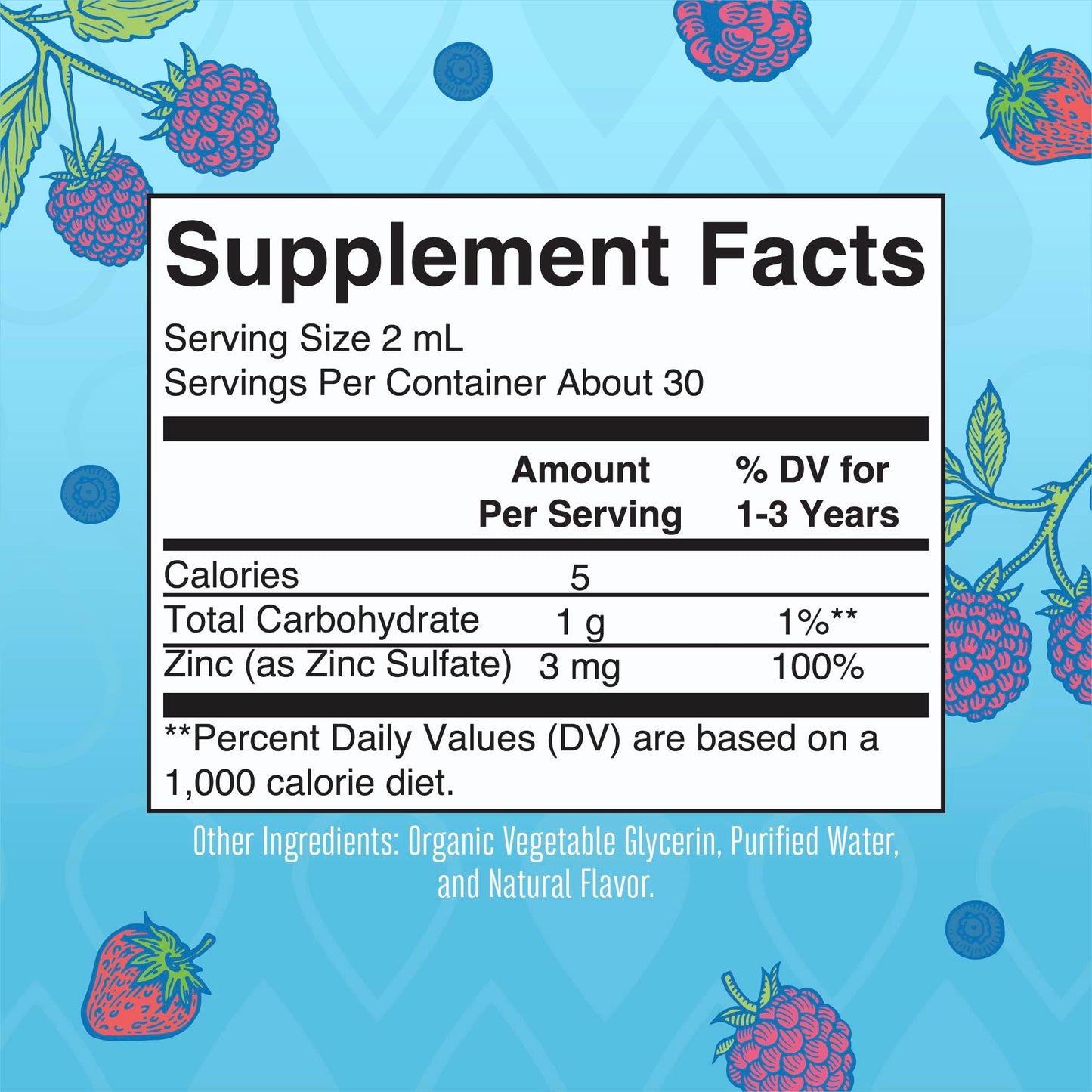 MaryRuth Organics USDA Toddler Liquid Drops | Zinc Sulfate | Immune Support Supplement| Skin Health | Vegan | Formulated for Ages 1-3 | Delicious Berry Flavor | 1 Month Supply | 2 Fl Oz MARYRUTH'S