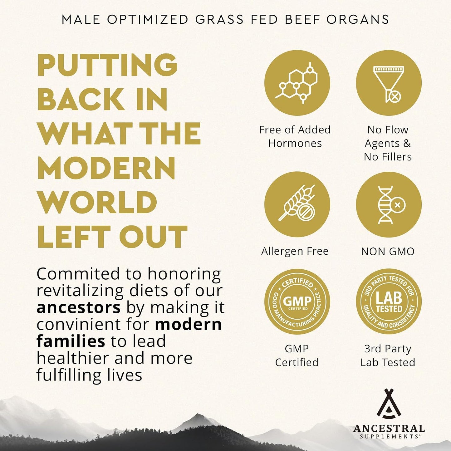 Ancestral Supplements Beef Liver & Mofo Bundle for Men – Supports Energy, Strength, Hormone Health & Vitality – Grass Fed, Pasture Raised Beef Organ Multivitamin with Targeted Nutrients Gsupps Australia