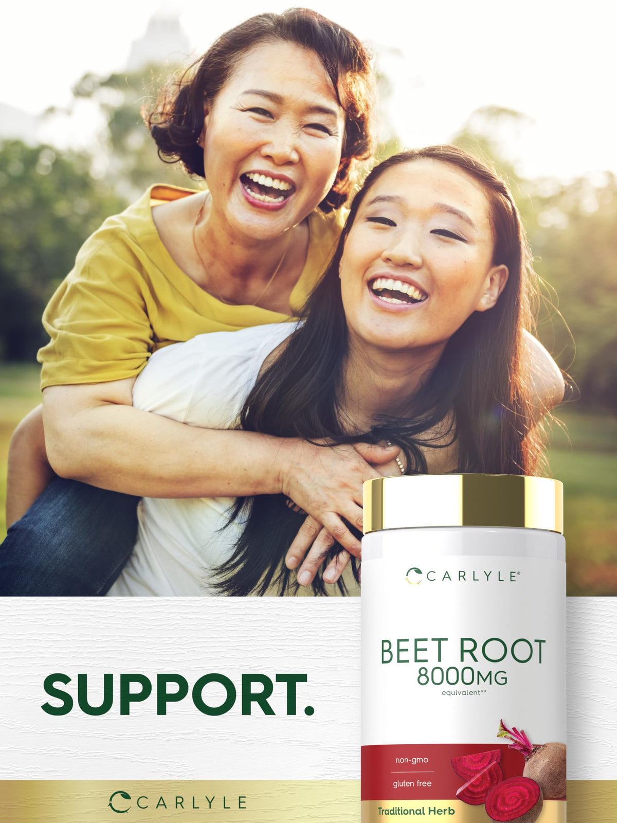 Carlyle Beet Root Capsules | 120 Count | Quick Release Capsules | Non-GMO and Gluten Free Supplement Carlyle