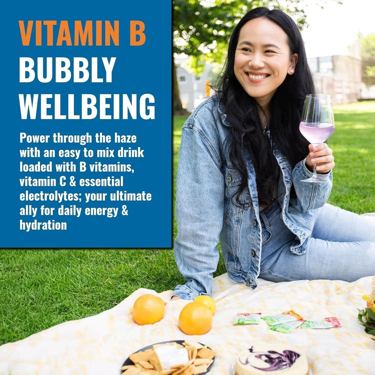 Ener-B+ Sugar Free Multivitamin Drink Mix - Vitamin Packets for Water, Electrolytes Powder No Sugar, Hydration Boost Packets, Zero Sugar Ener-Life