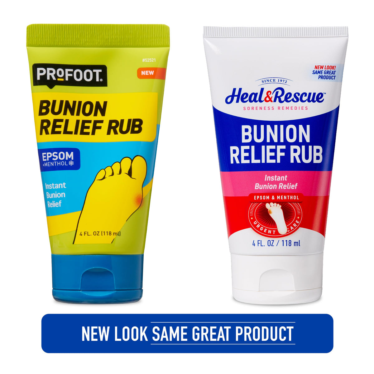 PROFOOT Bunion Relief Rub, White Heal&Rescue