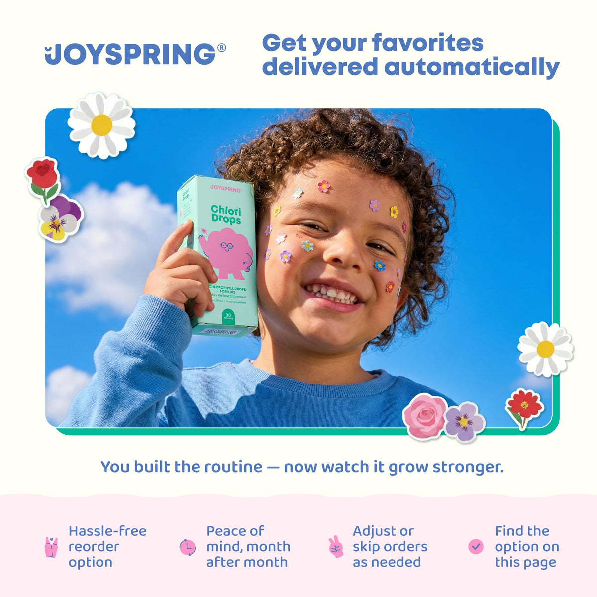 JoySpring Calmify Magnesium Citrate Liquid for Kids - Sugar-Free, Gluten-Free Calming Supplement with Chamomile JoySpring