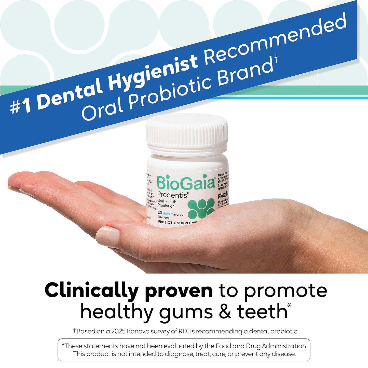 BioGaia Prodentis | Oral Probiotics | Promotes Healthy Gums & Teeth | Defends Against Bad Breath & Dental Problems | Improves Oral Health BioGaia