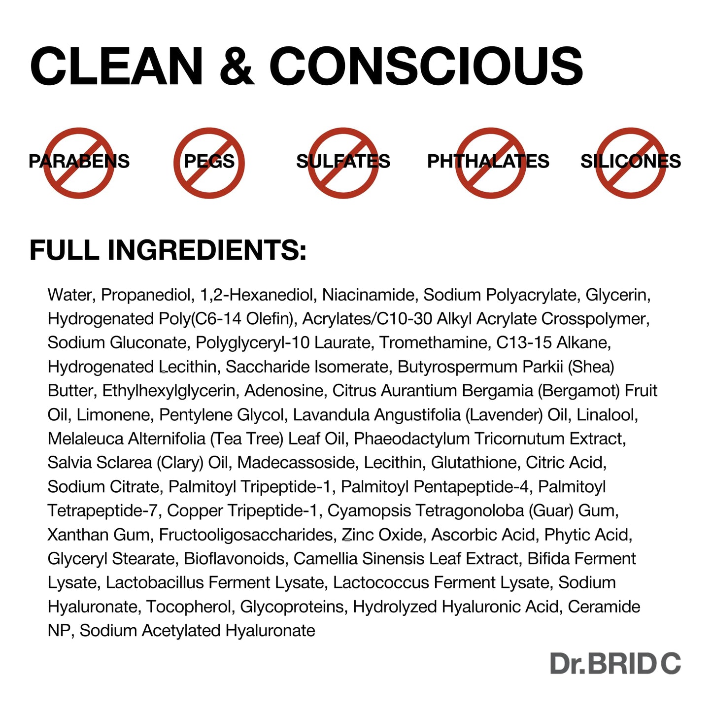 Dr.BRID C Soothing Barrier Face Serum - Instant Cooling & Calming Relief with Peptides, Cica & Microbiome, Helps Restore Barrier Resilience for Sensitive Skin, Fragrance-Free, 1.01 fl.oz. Dr.BRID C