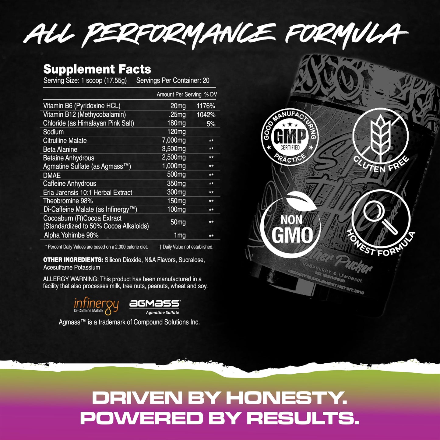 KILO LABS Pre Workout Powder | Stim Thug Preworkout for Men and Women | Hydrating KILO LABS