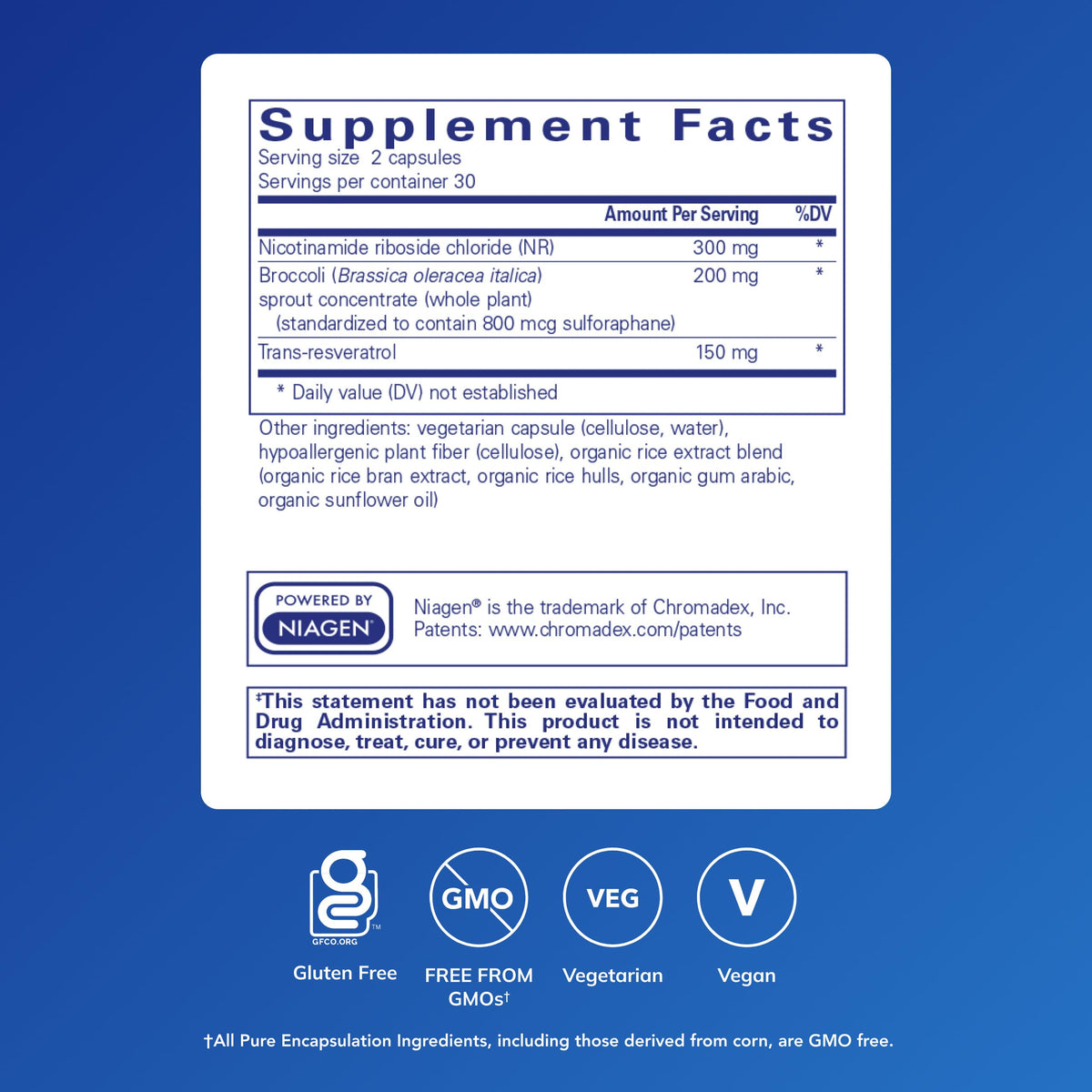 Pure Encapsulations NR Longevity NAD Supplement – Supports Healthy Aging, NAD+ Replenishment, Mitochondrial Function, with NIAGEN – Gluten Free, Non-GMO, Hypoallergenic – 60 Capsules Pure Encapsulations