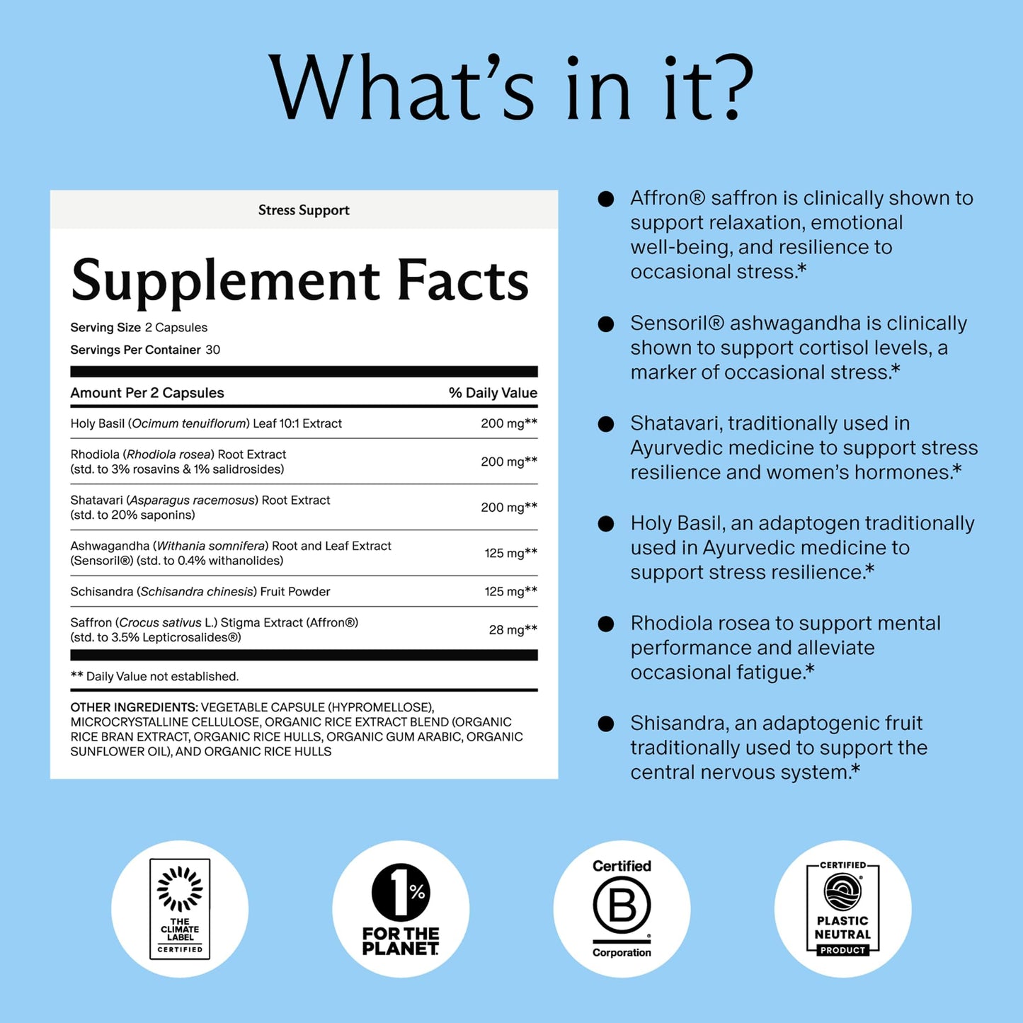 Needed. Stress Support - Herbal Blend Supporting Mood, Energy, and Hormone Balance for Women - Herbal Supplement of Shatavari, Ashwagandha, Rhodiola - Non-GMO - 30 Day Supply - 120 Capsules Needed.