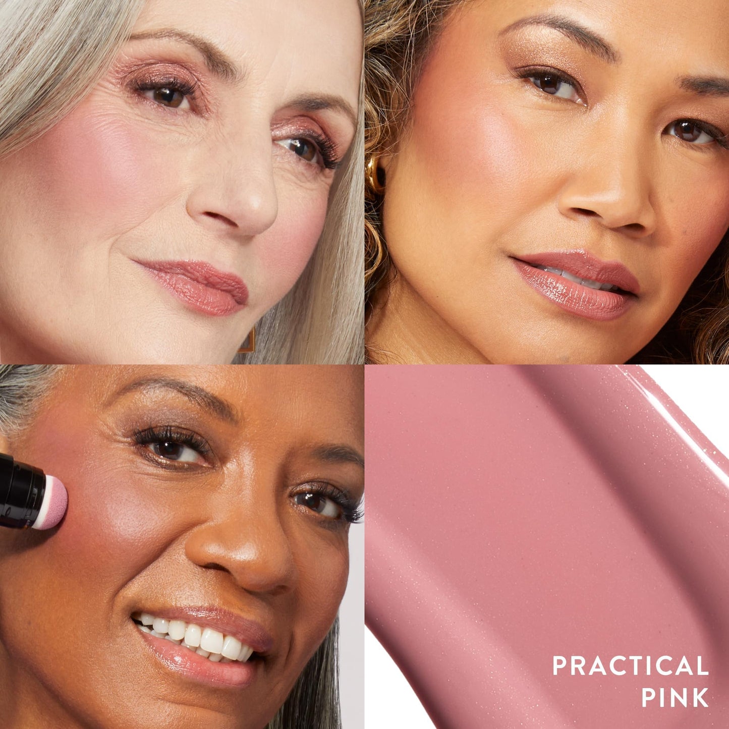 LAURA GELLER NEW YORK Serum Blush Tint, Lightweight Liquid Blush for Cheeks, Weightless Watercolor Sheer Finish, Practical Pink LAURA GELLER NEW YORK