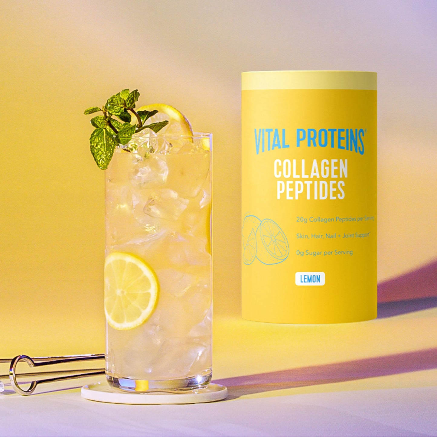 Vital Proteins Collagen Peptides Powder, Collagen Supplements, Hair & Skin Health, 14 Servings, Lemon Vital Proteins