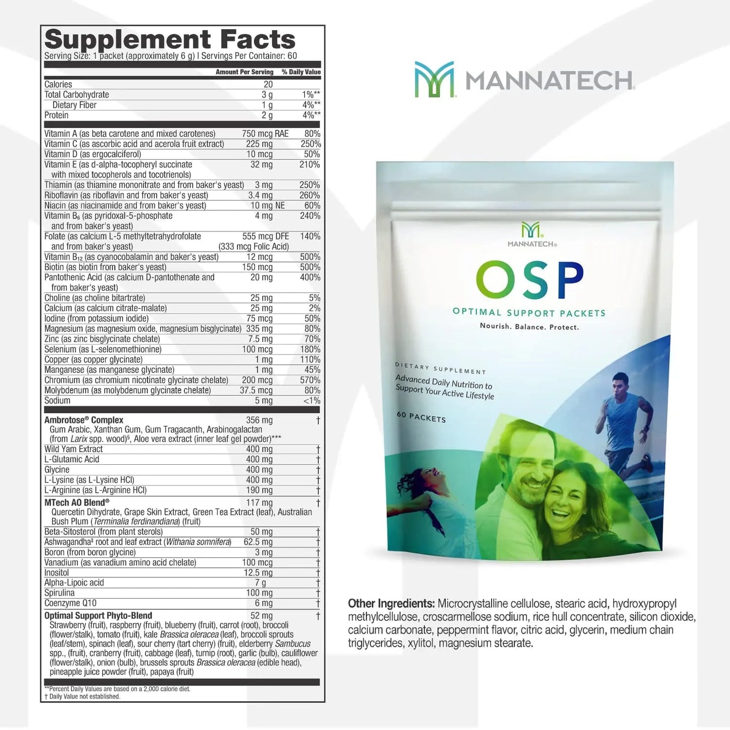 Mannatech More Than Just a Multivitamin, Optimal Support Packets Amazing Self-Care Benefits of OSP Daily Vitamins Mannatech