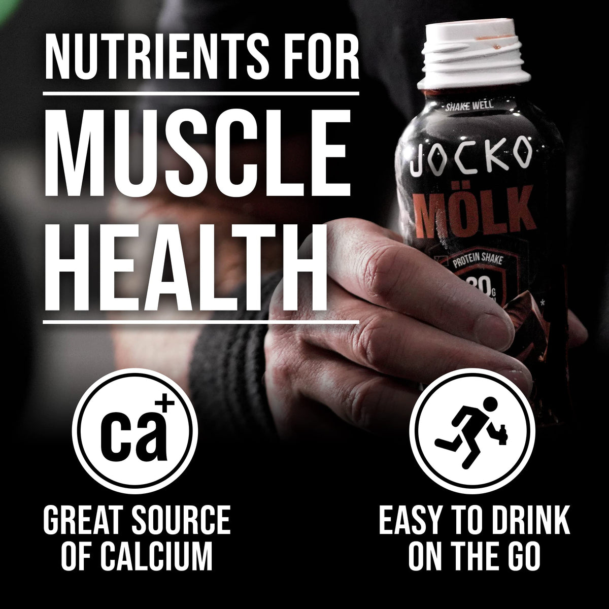 Jocko Fuel Protein Shake Bundle - Vanilla and Chocolate (24 Count) Jocko Fuel