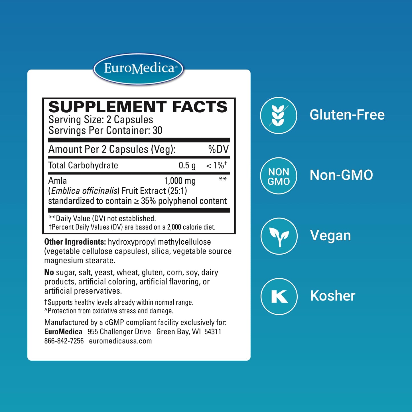 EuroMedica Healthy Cholesterol and Triglycerides - Antioxidant Supplement for Immune & Heart Support - Supplement to Aid Healthy Cholesterol & Triglyceride - 60 Capsules, 2 Pack (120 Capsules) EuroMedica