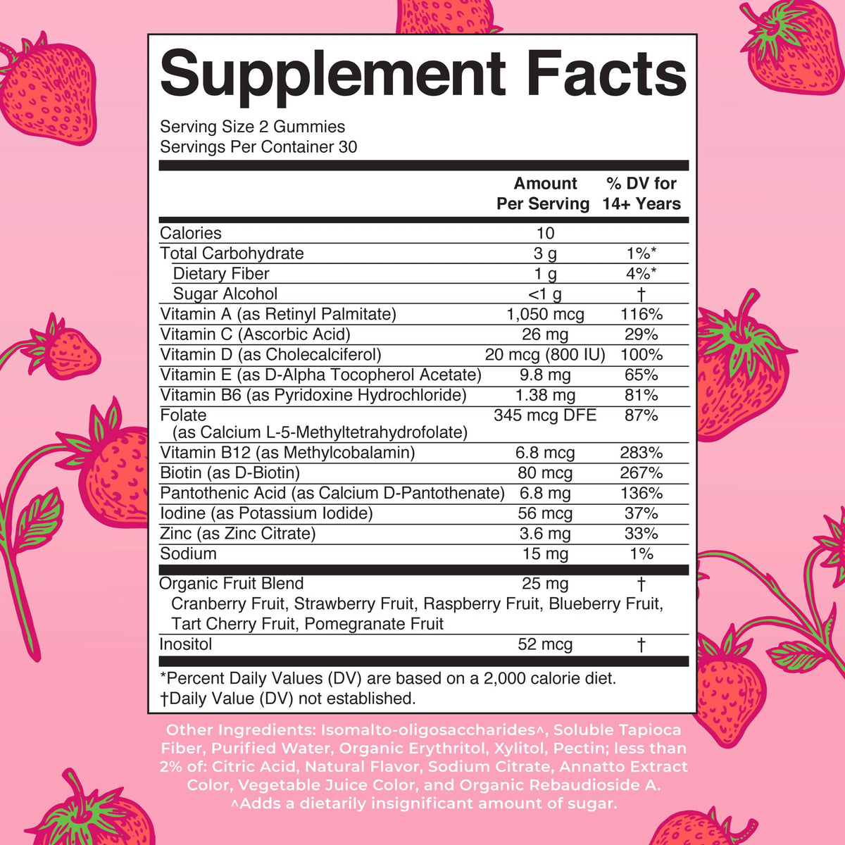 MaryRuth Organics Women's Immune Support Multivitamin Gummies | Ages 14+ | Skin Health | Gummy Vitamins for Women | Sugar-Free | Vegan | Non-GMO | 60 Count MARYRUTH'S