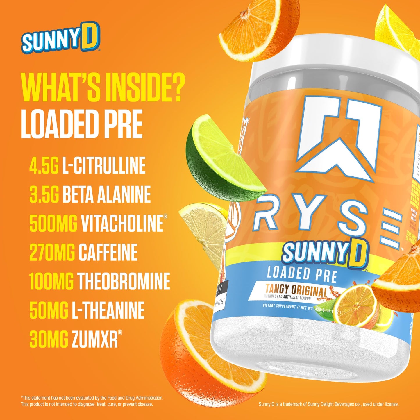 RYSE Loaded Pre Workout Powder - Strawberry Squeeze - Daily Pre-Workout for Men & Women with 390mg Caffeine, Beta Alanine, and Citrulline for Pump, Focus, and Energy - 30 Servings
