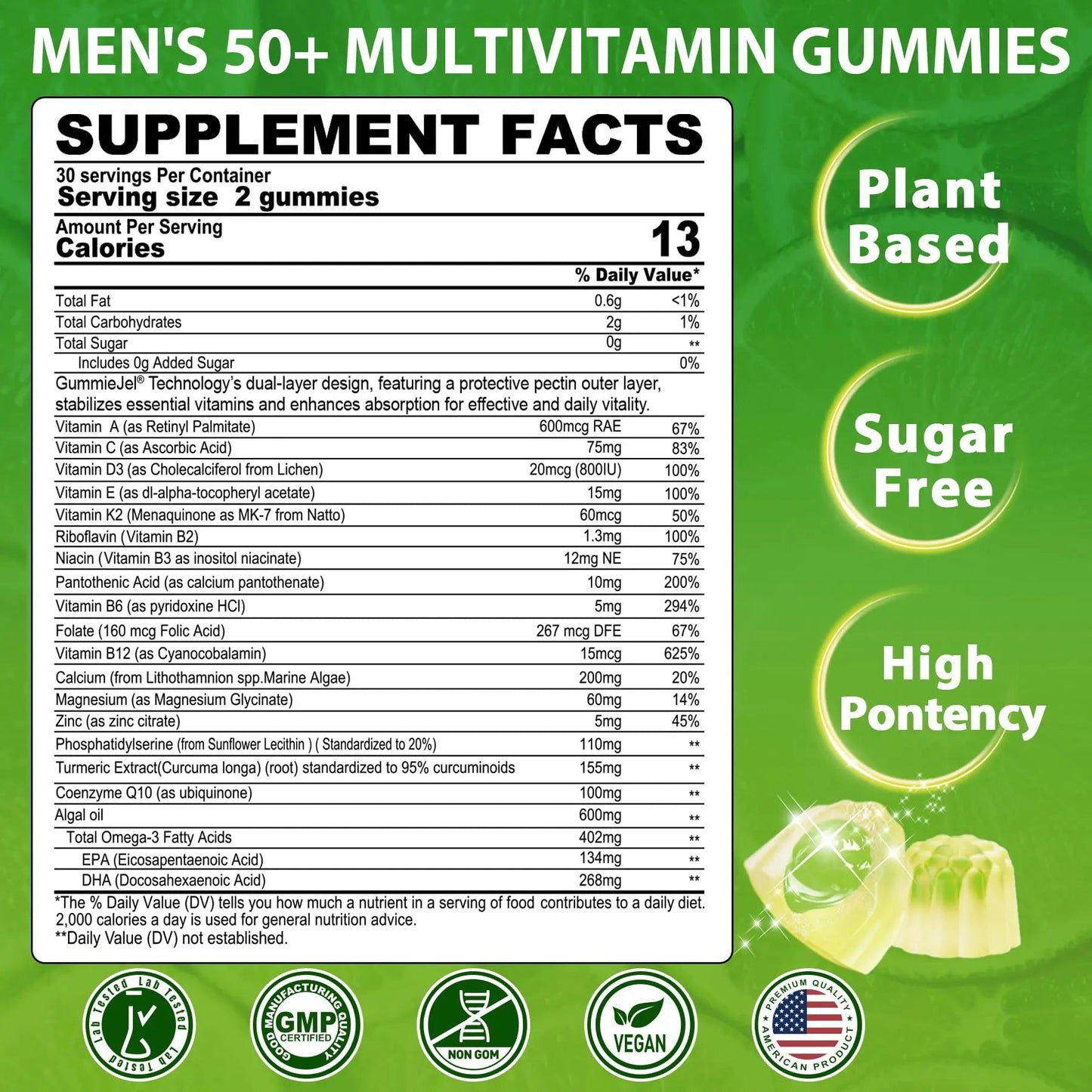 NEVISS Multivitamin for Men & Probiotics for Kids Teen + Veggie & Fruit Fiber Gummies NEVISS