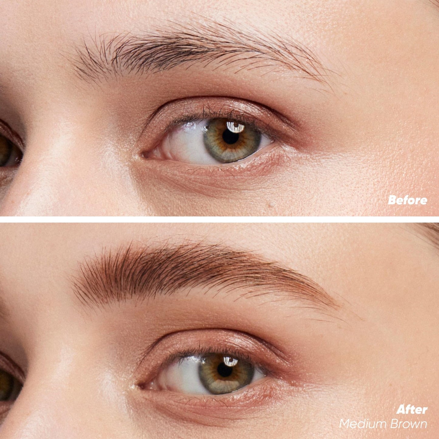 Kosas Air Brow Tinted Eyebrow Gel – Volumizing Brow Gel with Flexible Long-Lasting Hold, Medium Brown Kosas
