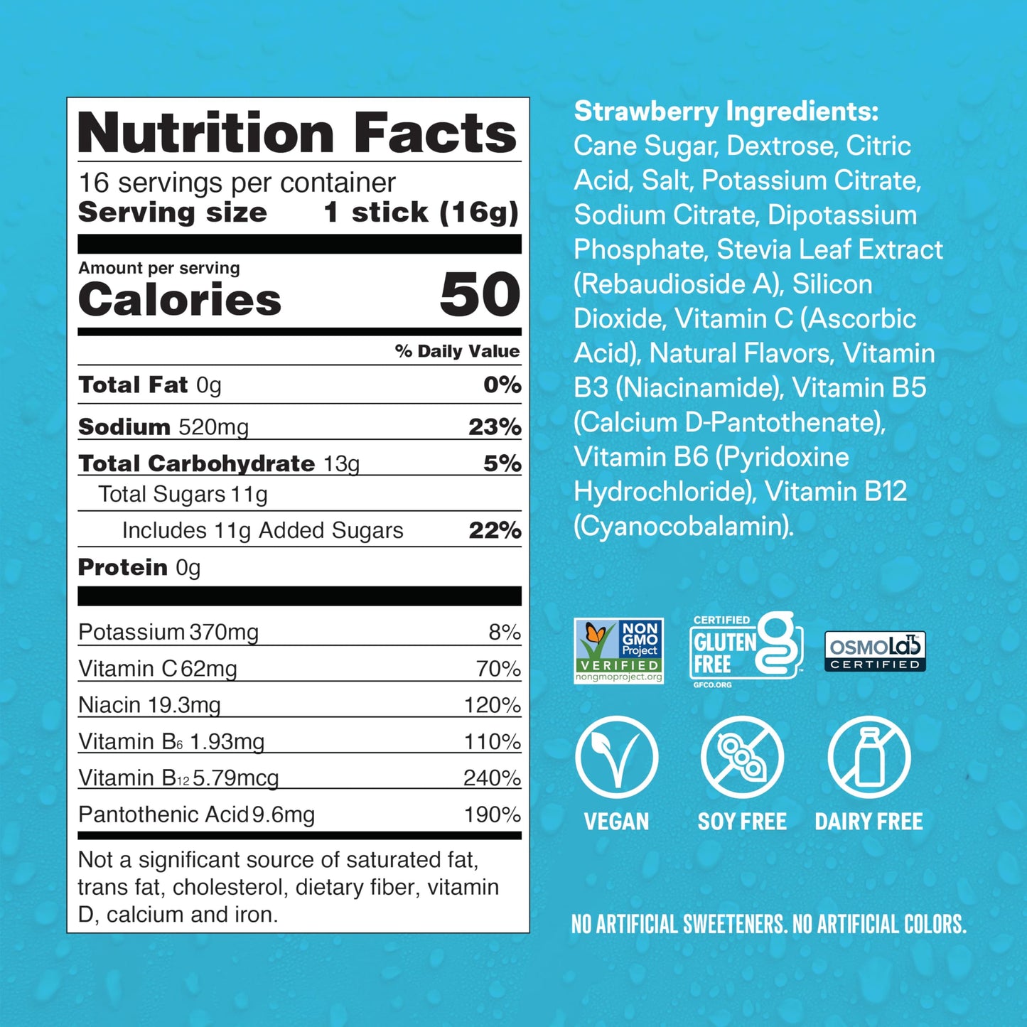 Liquid I.V.® Hydration Multiplier - Strawberry | Electrolyte Powder Drink Mix | 3 Pack (48 Servings) Liquid I.V.