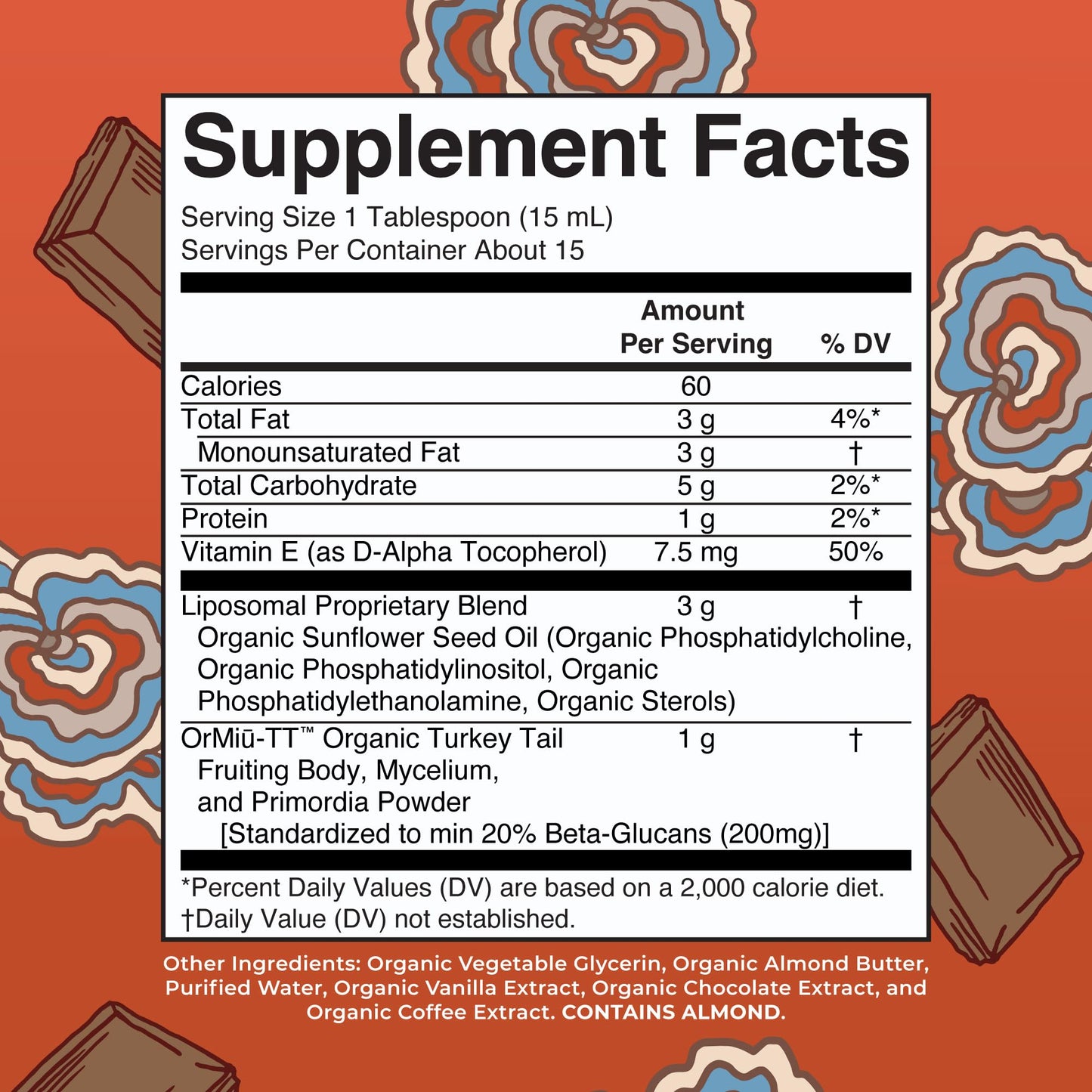 MaryRuth Organics Turkey Tail Mushroom Supplement | Ultra Absorption Liposomal | Full Spectrum | 200mg Beta-Glucans Per Serving | Vegan | 7.6 oz | 15 Servings MARYRUTH'S
