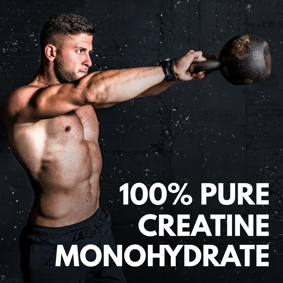 Max Muscle Ultra Pure Creatine Monohydrate Powder 5000 mg (5 Grams) | 3rd Party Purity Tested | 100% Micronized and Unflavored for Maximum Absorption | Keto Friendly | 8.8 Ounces | 50 Servings Max Muscle