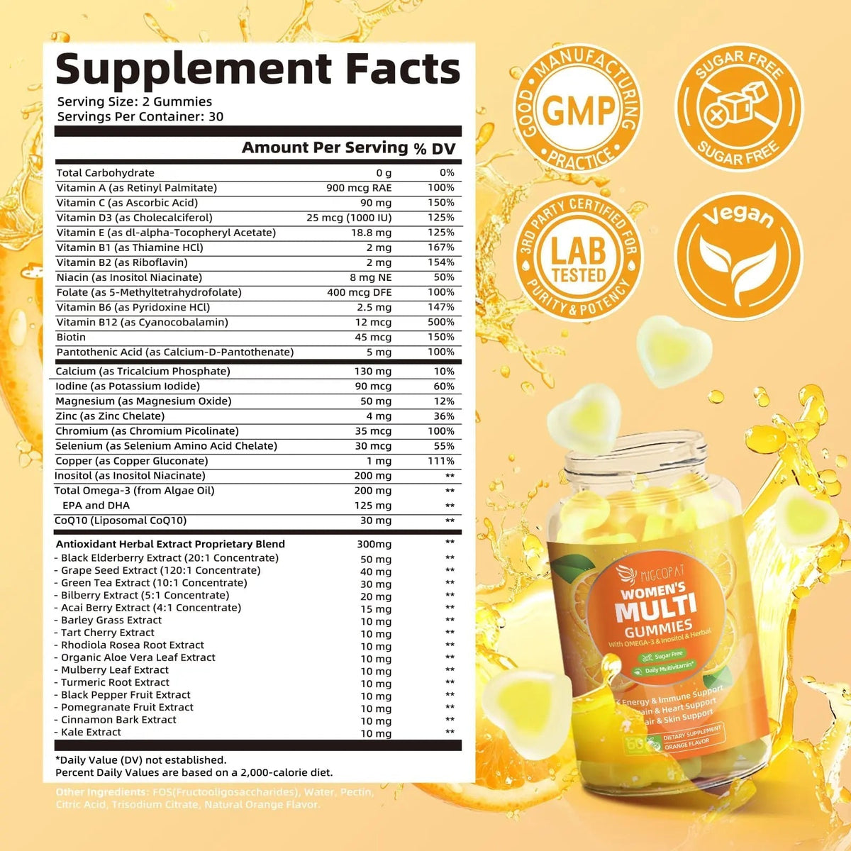 Migcopat Men & Women Multivitamin Gummies Buddles - Power Couple Nutrition Pack Migcopat