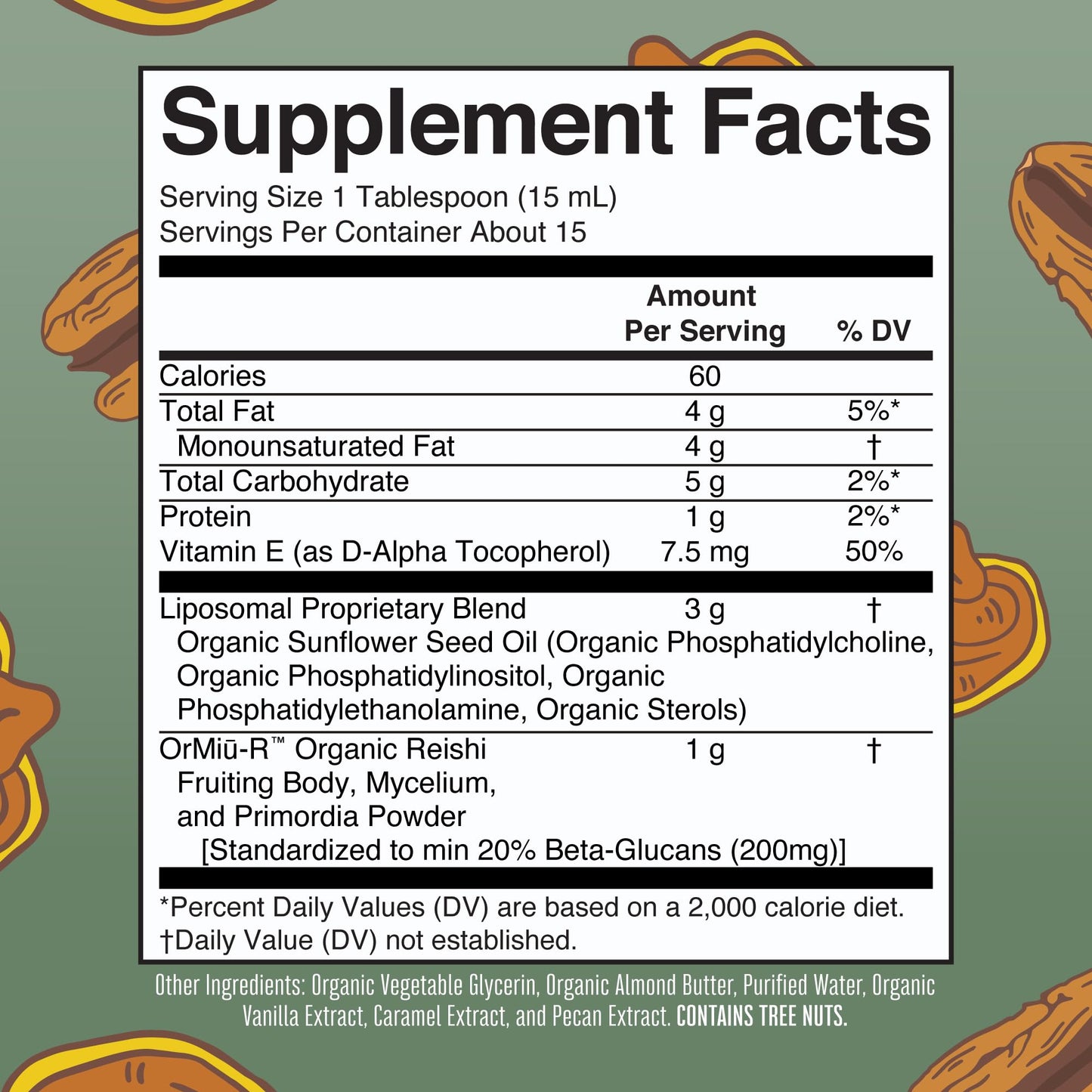 MaryRuth Organics Reishi Vegan Mushroom Supplement | Ultra Absorption Liposomal | Immune Support with 200mg Beta-Glucans, Vegan |Full Spectrum Reishi Mushrooms Fruiting Body | 7.6 oz, MARYRUTH'S