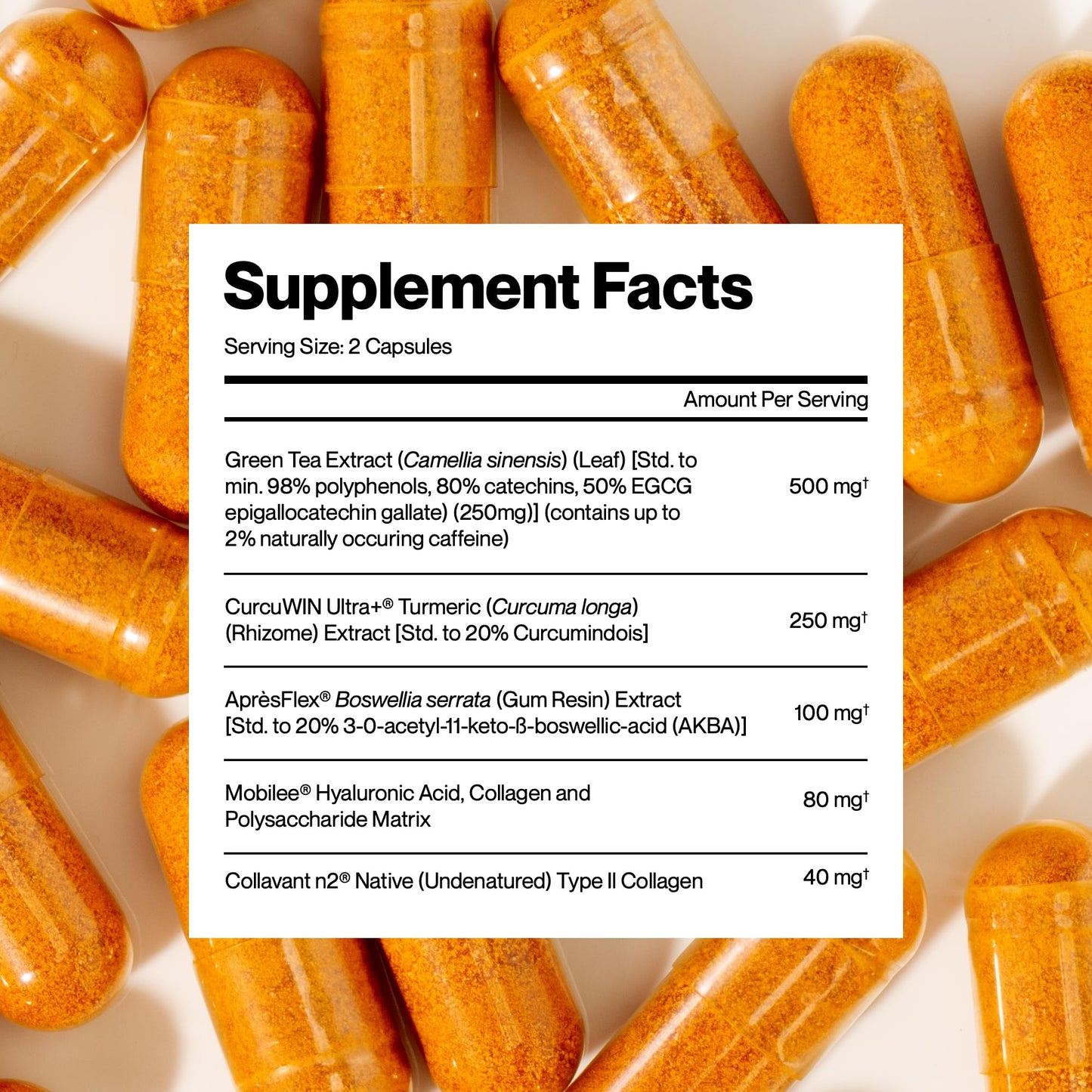 PUREFUNCTION Collagen Repair Joint Support Supplement - Boswellia, Turmeric, Hyaluronic Acid, EGCG, and Undenatured Collagen for Joint Maintenance and Repair - 60 Capsules PUREFUNCTION