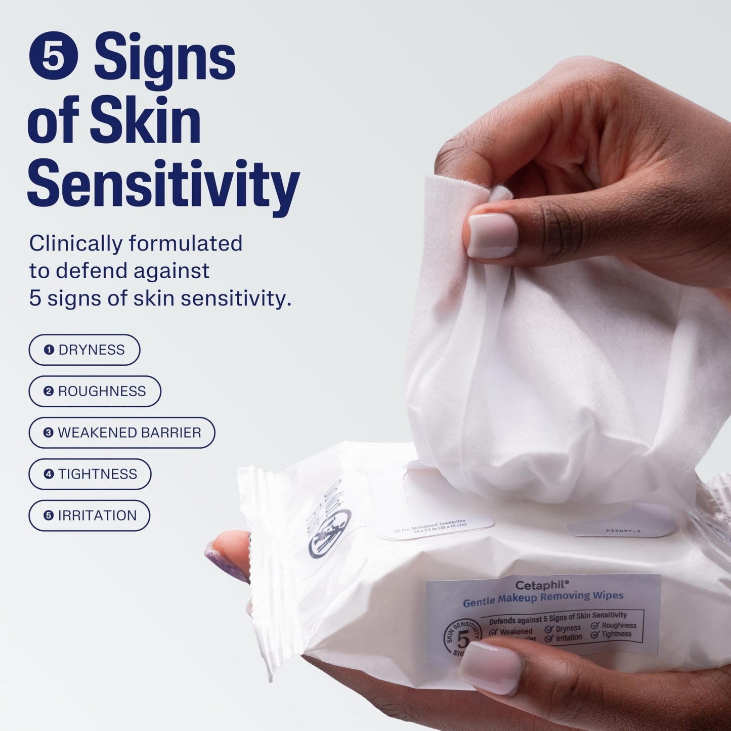 Cetaphil Gentle Makeup Removing Face Wipes, Daily Cleansing Facial Towelettes Gently Remove Makeup Cetaphil