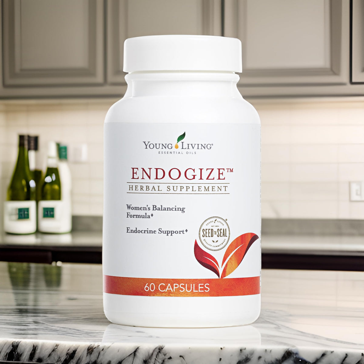 Young Living - EndoGize 60 Capsules | Hormonal Health & Endocrine System Support with Essential Oils | Daily Herbal Supplement for Women's Wellness & Balancing Formula Young Living