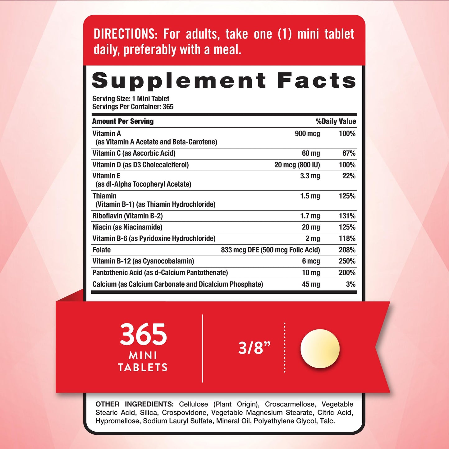 Nature's Truth One Daily Multivitamin for Men and Women | 365 Mini Tablets | Non-GMO & Gluten Free Supplement Nature's Truth