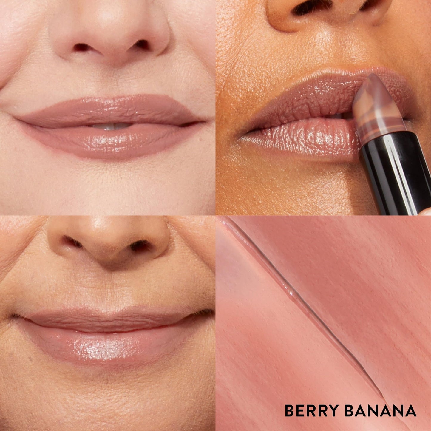 LAURA GELLER NEW YORK Italian Marble Sheer Lipstick - Berry Banana - Hydrating & Lightweight - Vitamin E & Caster Seed Oil - Cream Finish LAURA GELLER NEW YORK
