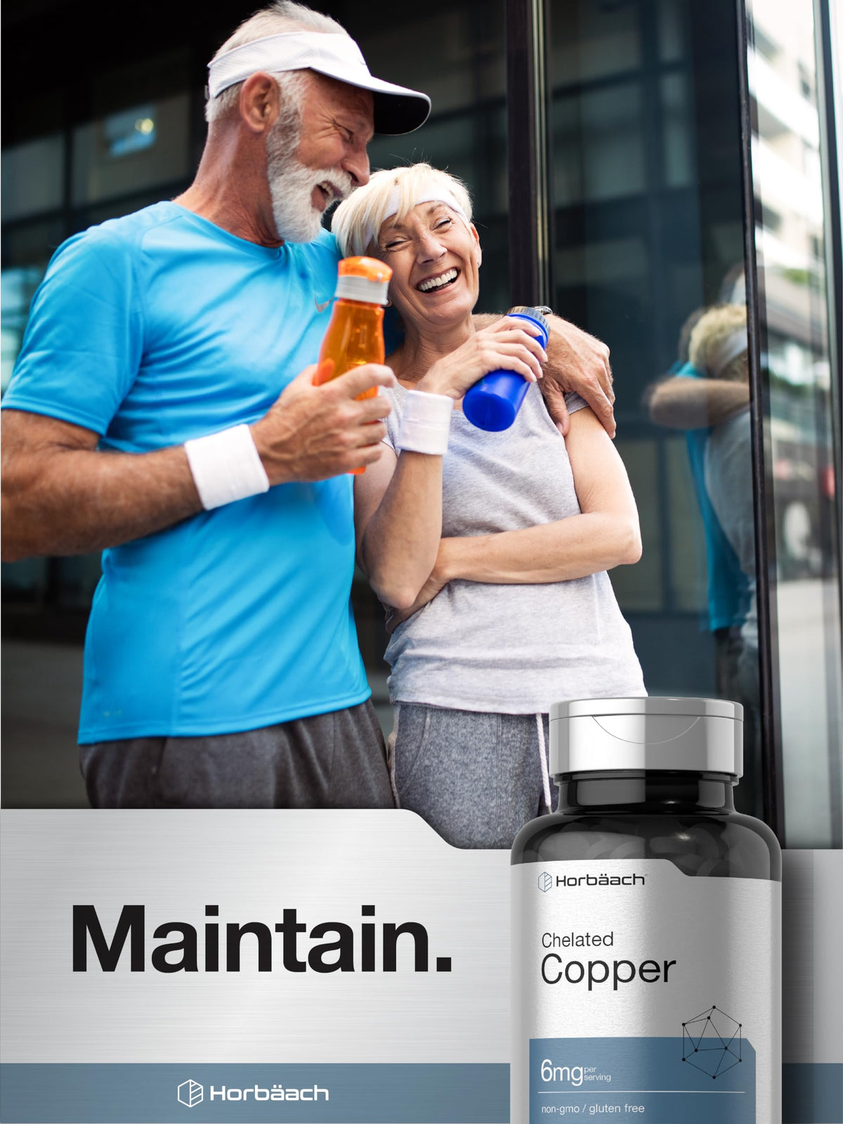 Horbäach Chelated Copper Supplement 6mg | 300 Tablets | Essential Trace Mineral | Vegetarian, Non-GMO, Gluten Free Horbäach