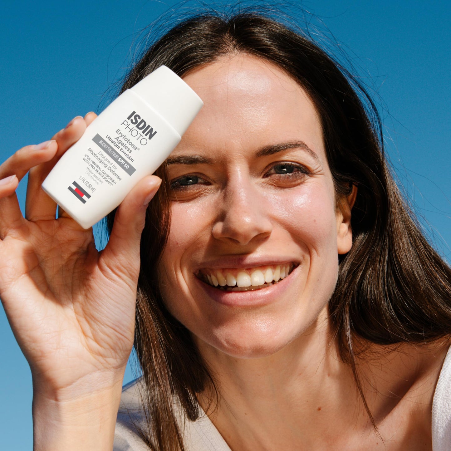 ISDIN Eryfotona Ageless SPF 50 (1.7 Fl Oz) | Tinted Mineral Sunscreen for Face with Zinc Oxide | Anti-Aging Sunscreen with DNA Repairsomes & Vitamin E ISDIN