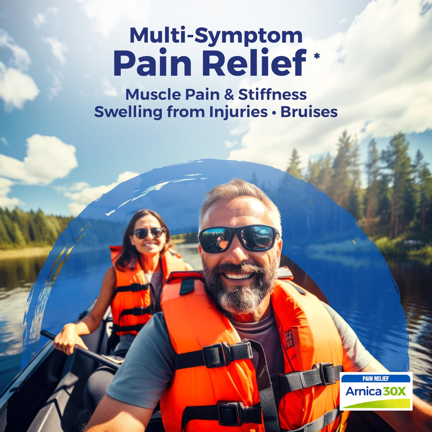 Boiron Arnica Montana 30X Homeopathic Medicine for Relief from Muscle Pain, Muscle Stiffness, Swelling from Injury, and Discoloration from Bruises - 3 Count (240 Pellets) Boiron