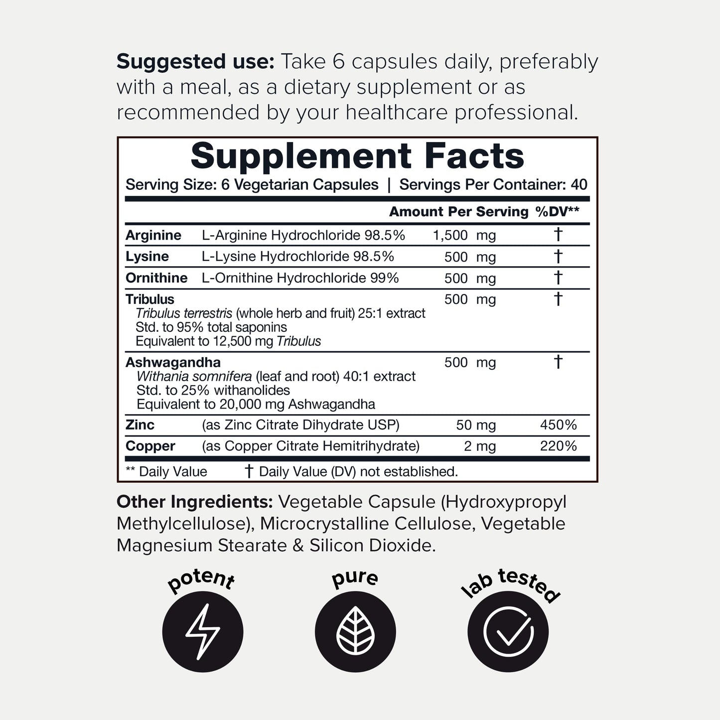 HGH Supplements for Men & Women (240 Count) 3,550mg+ Support Muscle Growth Toniiq