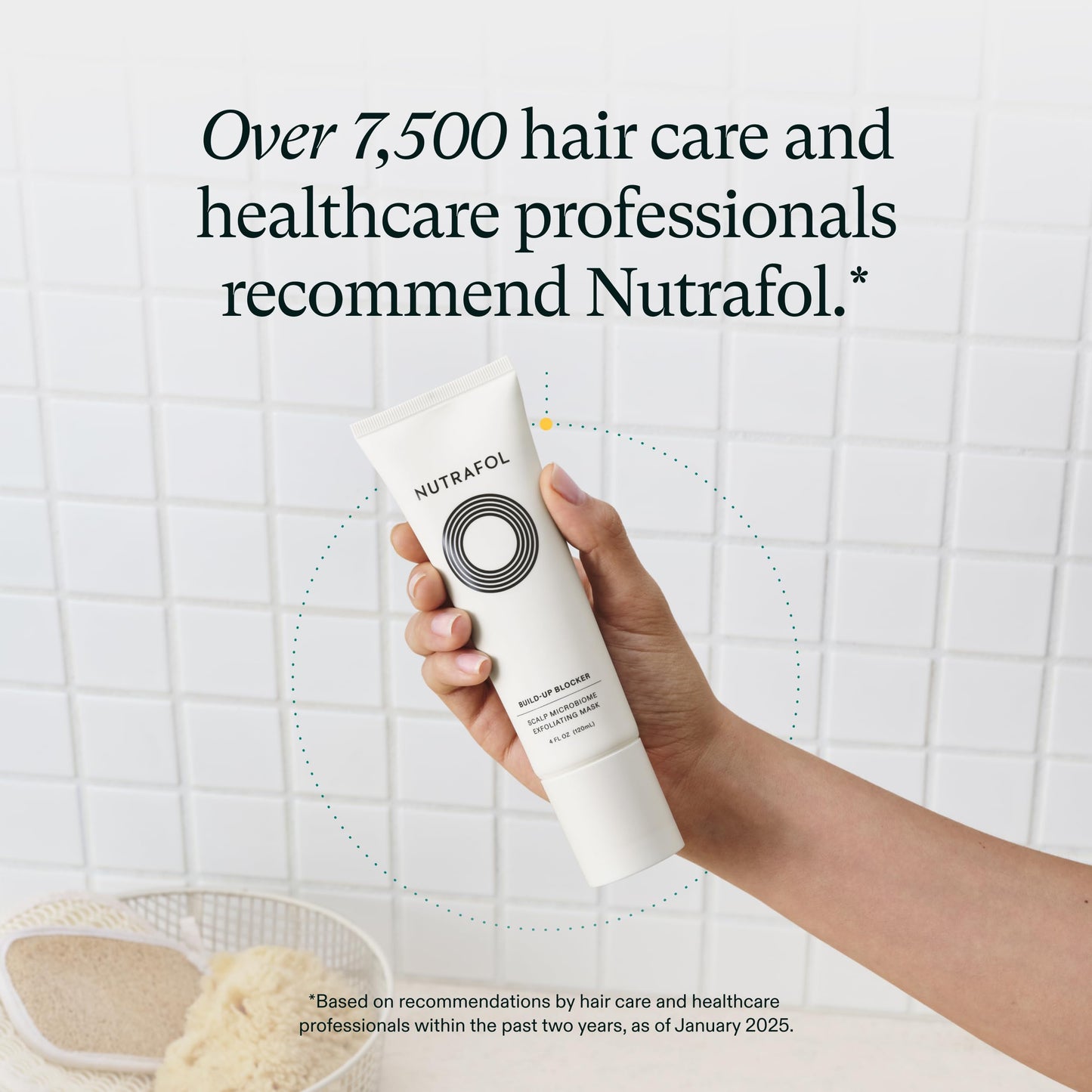 Nutrafol Exfoliating Scalp Mask, Eliminates Product Build-up and Oil for Healthier Hair and Scalp, Physician-formulated for Thinning Hair, Color and Extension Safe - 4 Fl Oz Bottle Nutrafol