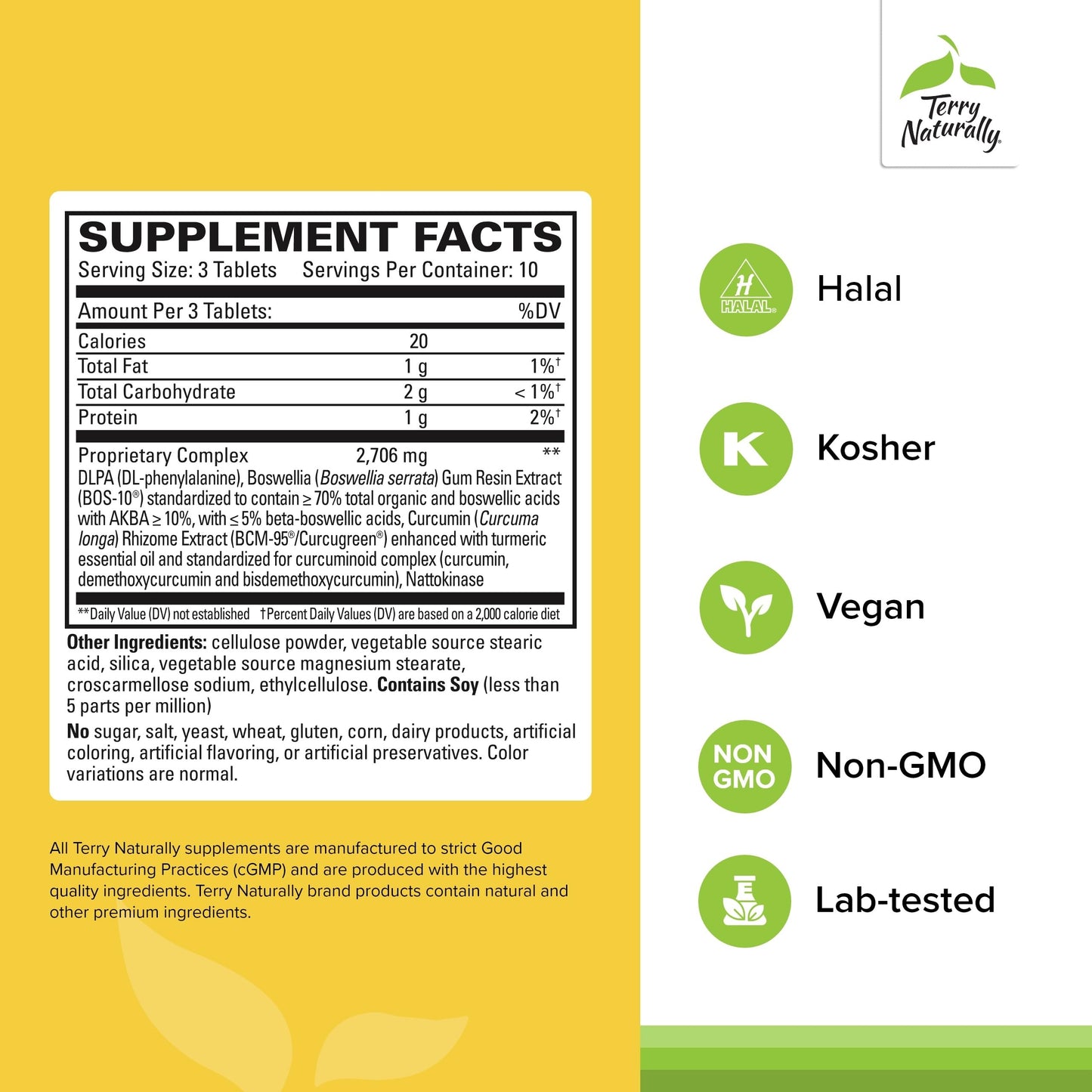 Terry Naturally Curamin Extra Strength - Curcumin & Boswellia Supplement for Healthy Circulation Support - Turmeric Supplement to Support Joints, Muscle Health & Endorphin Production - 30 Tablets Terry Naturally