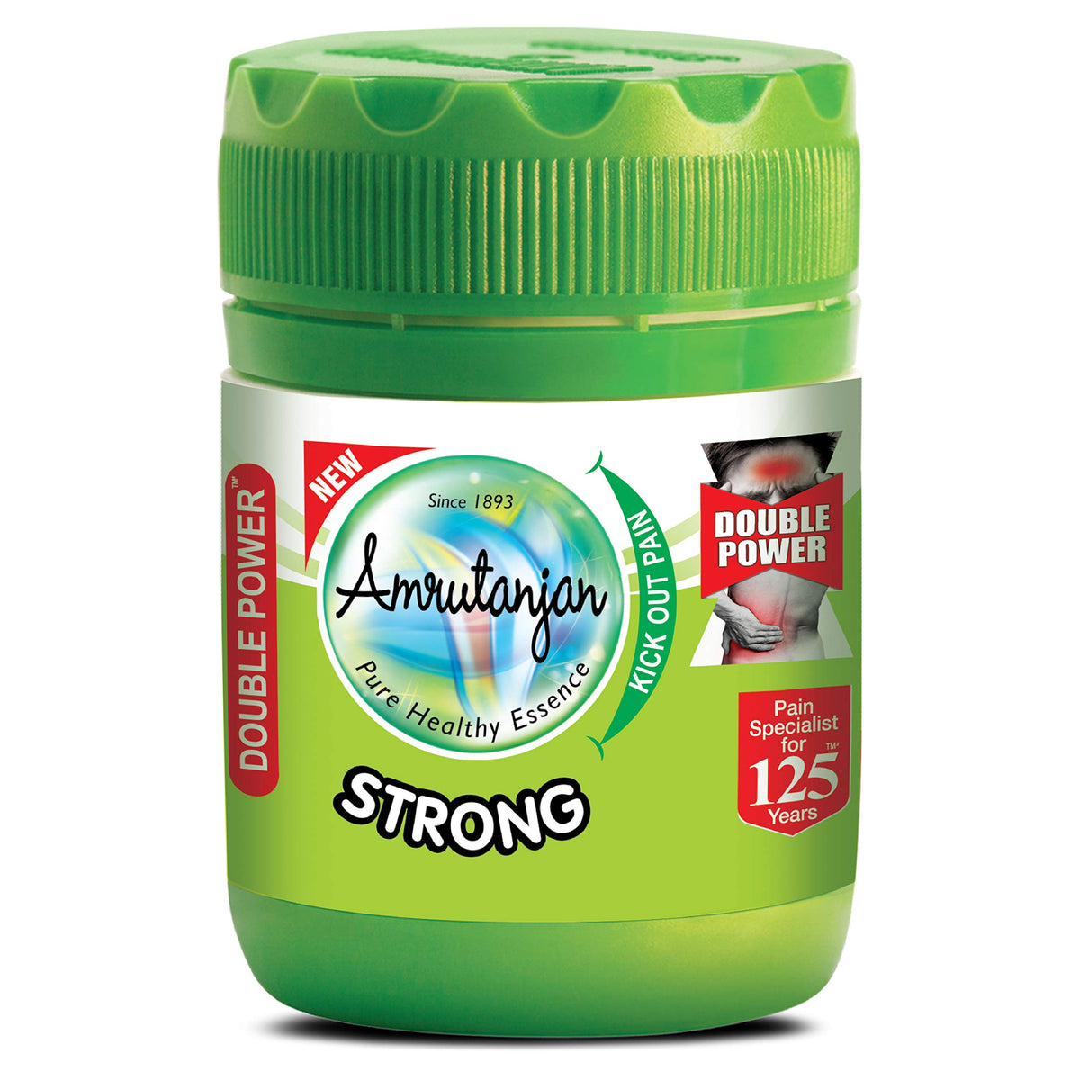 Amrutanjan Strong Pain Balm Double Power - 50ml Amrutanjan