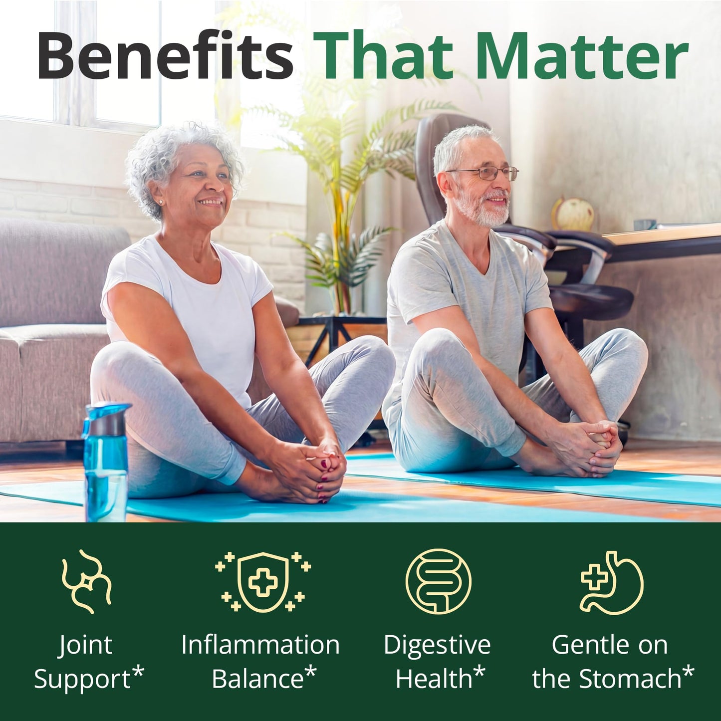 Boswellia Serrata Turmeric Supplement for Joint Support & Inflammation Balance – Turmeric Boswellia Supplement with Ginger & Black Pepper Extract Vimerson Health