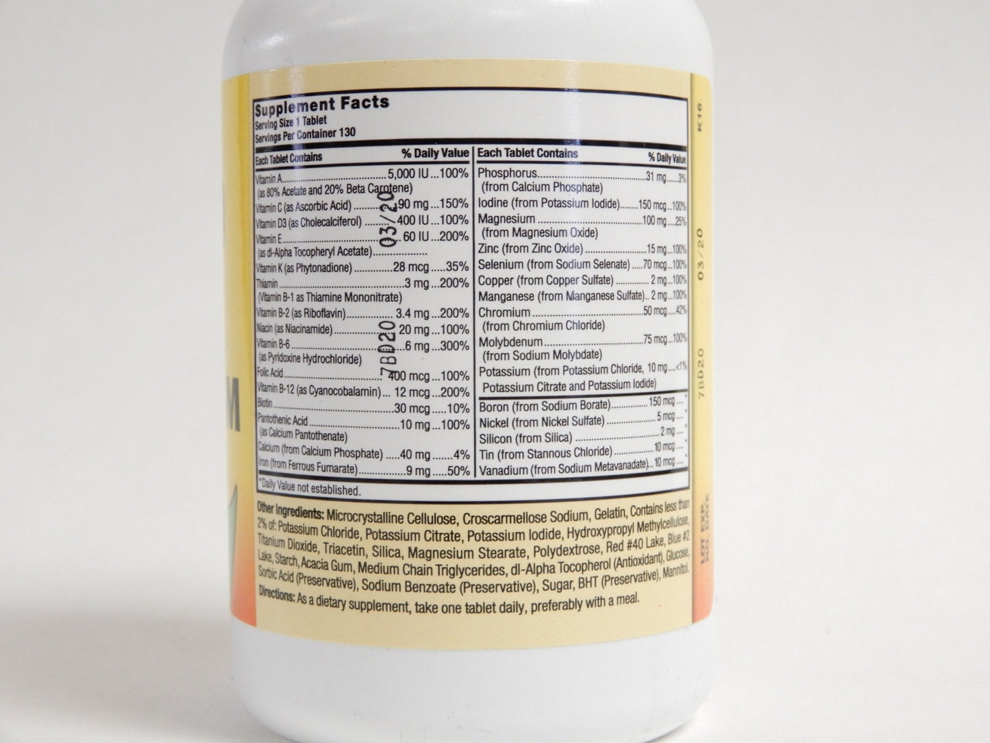 NAT B Super THERA Vite M TB 130 Nature's Blend