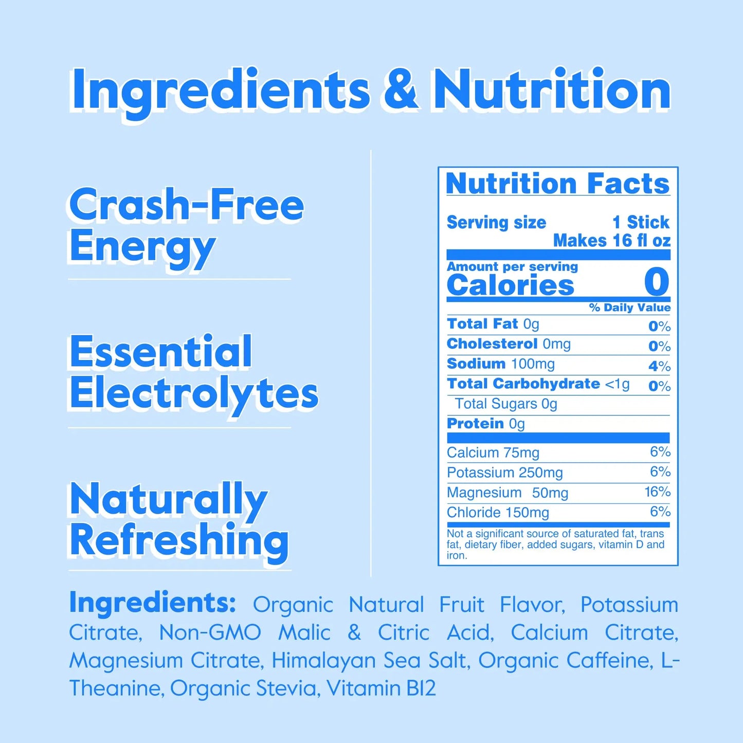 Nectar Energy Booster - Organic Caffeine, B12 & Electrolytes - Sugar Free & Zero Calorie – Healthy Coffee, Energy Drink & Soda Alternative – Hydration & Energy Supplement (Variety 30 Powder Packets) Nectar