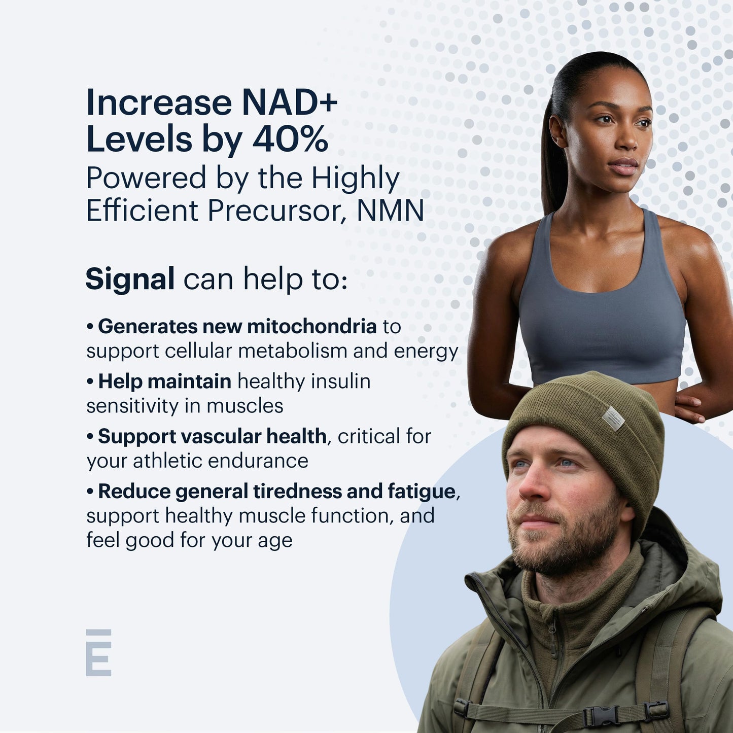 ELYSIUM Signal NMN Supplement - Clinically Proven to Support NAD+ Production, Mitochondrial Function & Metabolic Health - Nicotinamide Mononucleotide and SIRT3 Activation Complex- 30 Day Supply ELYSIUM