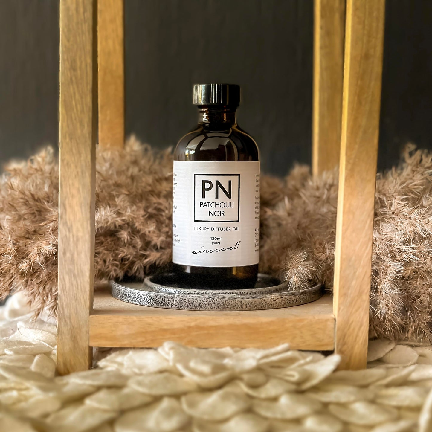 Patchouli Noir Diffuser Oil - Air-Scent Aroma and Essential Oil Blend - 120 Milliliter (4 fl oz) Bottle Air-Scent