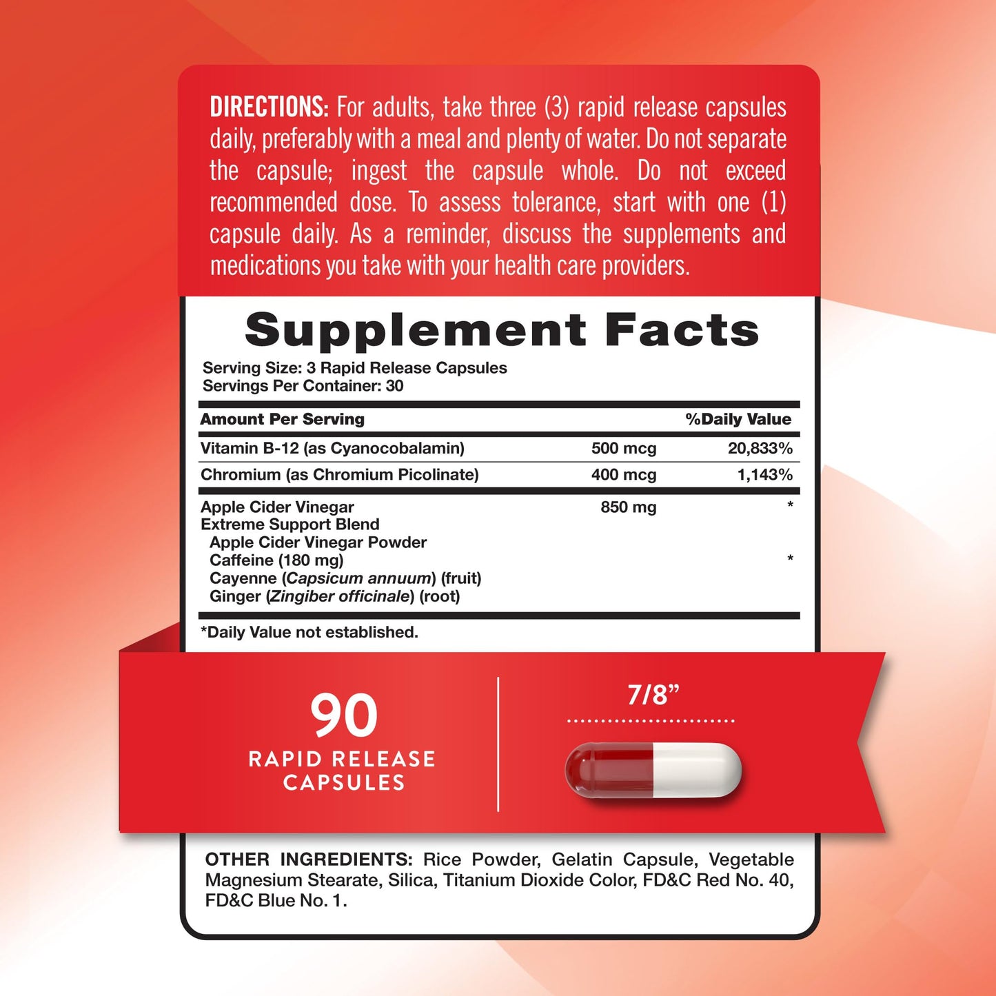 Nature's Truth Apple Cider Vinegar Pills | 90 Capsules | Non-GMO & Gluten Free Supplement Nature's Truth