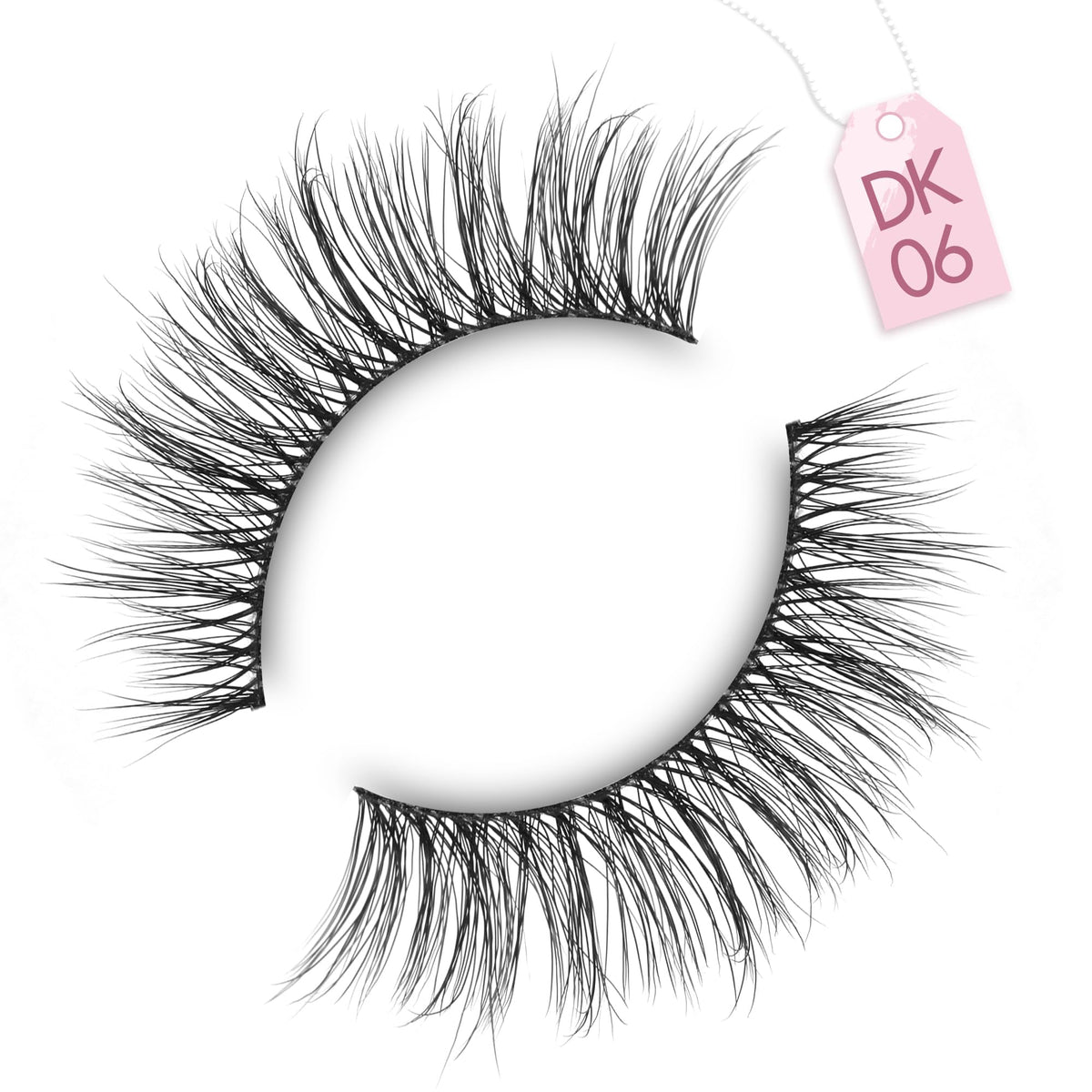Onlyall Natural Lashes Wispy Lashes Natural Look False Eyelashes Flared Eyelashes 7 Pairs D-K06 Onlyall
